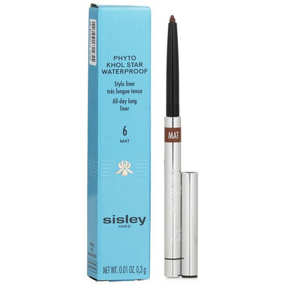 Sisley Phyto Khol Star Waterproof Stylo Liner - #6 Matte Chestnut 0.3g/0.01oz