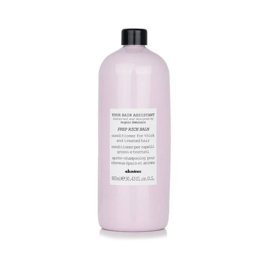 Davines Your Hair Assistant Prep Rich Balm Conditioner (For Thick and Treated Hair) 900ml/30.43oz