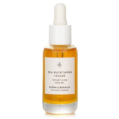 Bjork & Berries Sea Buckthorn+ Algae Instant Glow Face Oil 30ml/1oz