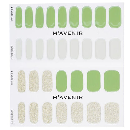 Mavenir Nail Sticker (Green) - # Brillante Green Nail 32pcs