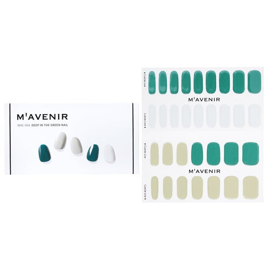 Mavenir Nail Sticker (Assorted Colour) - # Deep In The Green Nail 32pcs