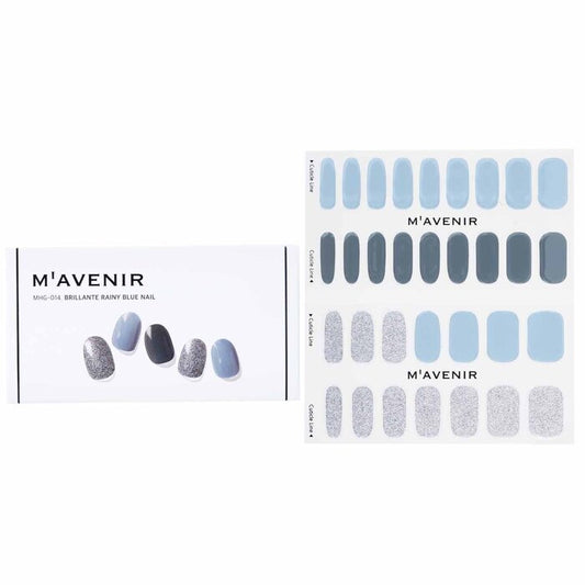 Mavenir Nail Sticker (Blue) - # Brillante Rainy Blue Nail 32pcs