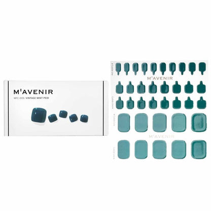 Mavenir Nail Sticker (Green) - # Vintage Mint Pedi 36pcs