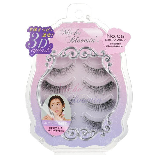 Miche Bloomin' 3D Eyelash - # 05 Girly Wink 4pairs