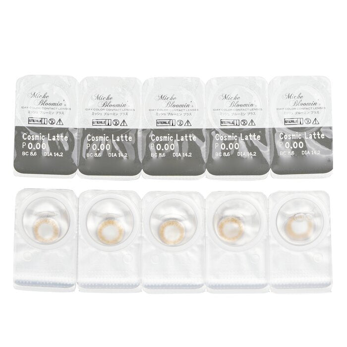 Miche Bloomin' Iris Glow 1 Day Color Contact Lenses (502 Cosmic Latte) - 0.00 10pcs