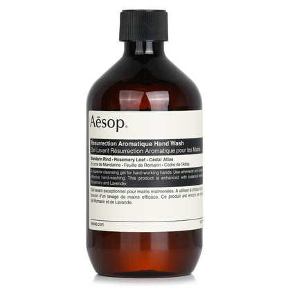 Aesop Resurrection Aromatique Hand Wash With Screw Cap 500ml/16.9oz