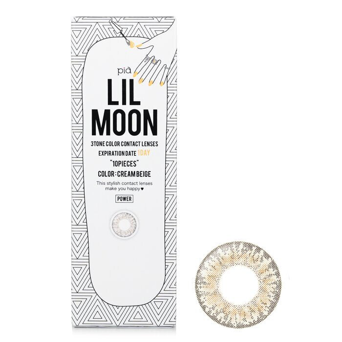 Pia Lilmoon Cream Beige 1 Day Color Contact Lenses - - 2.50 10pcs