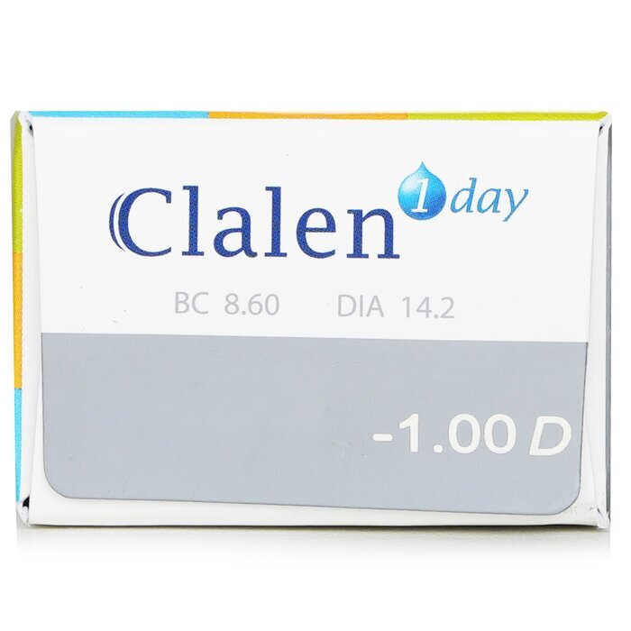 Clalen 1 Day Ultra-Soo Clear Contact Lenses -1.00 30pcs