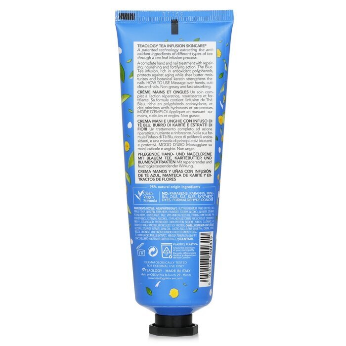 Teaology Blue Tea Hand & Nail Cream 75ml/2.5oz