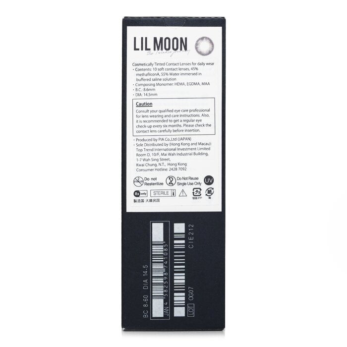 Pia Lilmoon Rusty Gray 1 Day Color Contact Lenses - - 3.00 10pcs