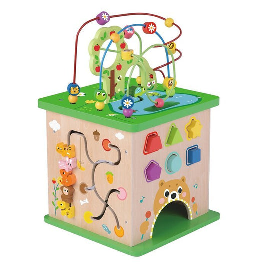 Tooky Toy Co Play Cube Centre - Forest 34x34x59cm