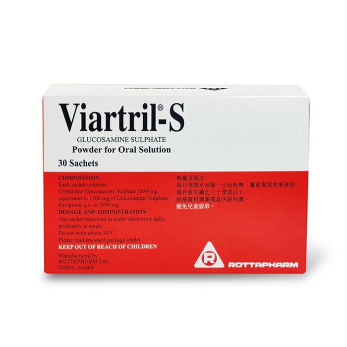 Viartril-S - 1500mg Glucosamine Sulphate 30's Sachet 30 pcs