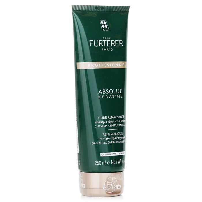 Rene Furterer Absolue Keratine Ultimate Repairing Mask (For Thick Hair) 250ml/8.8oz