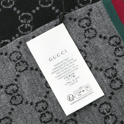 Unisex Guccissima Scarf 325806 Graphite