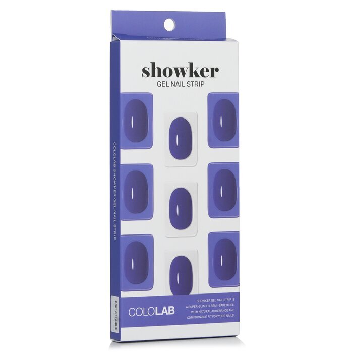 Cololab Showker Gel Nail Strip # CSF412 Denim Blue 1pcs