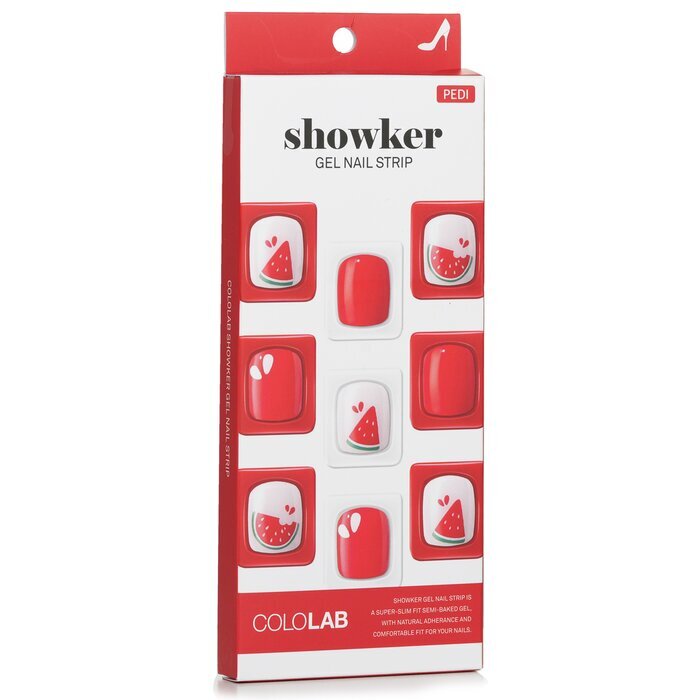 Cololab Showker Gel Nail Strip # CPA505 Cool Watermelon 1pcs