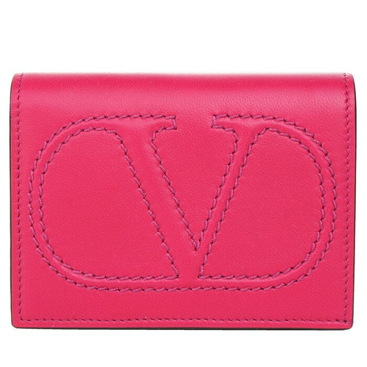 Valentino Garavani Valentino Flap French Wallet -Fushcia Fushcia