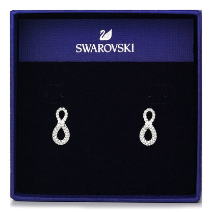 Swarovski Infinity drop earrings 5518880  - Infinity, White, Rhodium plated White