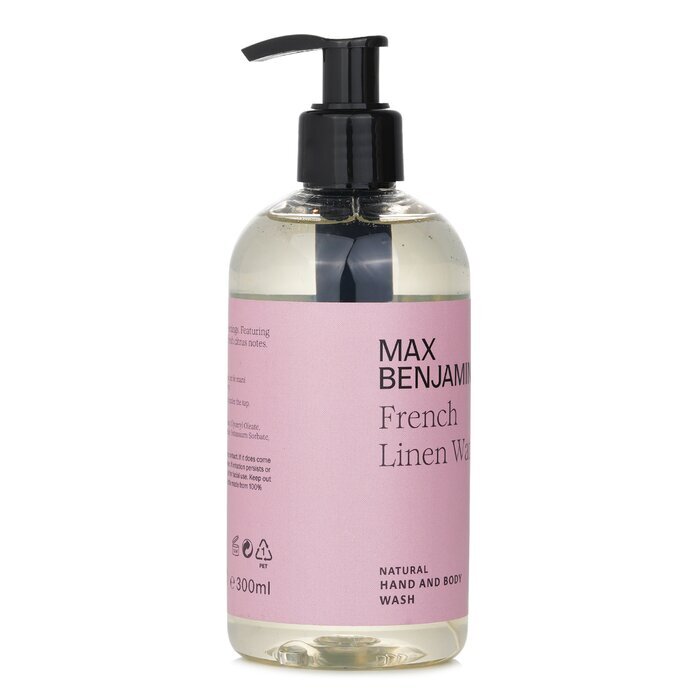 Max Benjamin Natural Hand & Body Wash - French Linen Water 300ml