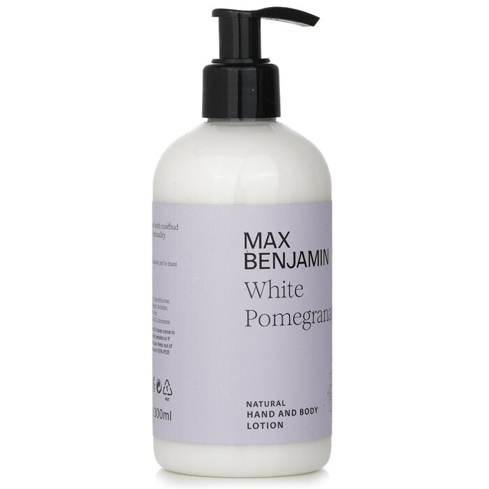 Max Benjamin Natural Hand & Body Lotion - White Pomegranate 300ml