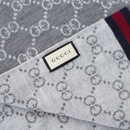 Unisex Guccissima Scarf 325806 Grey