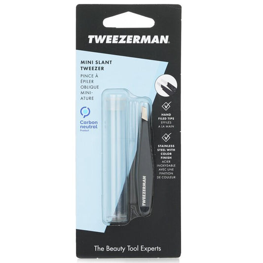 Tweezerman Mini Slant Tweezer - Black Leopard