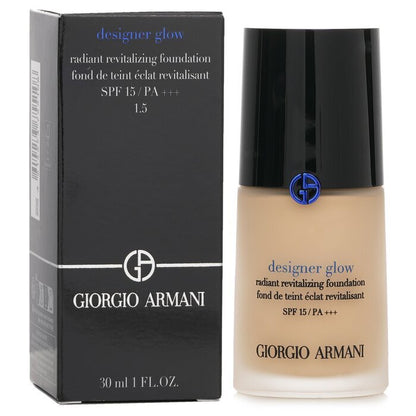 Giorgio Armani Designer Glow Radiant Revitalizing Foundation - # 1.5 30ml/1oz