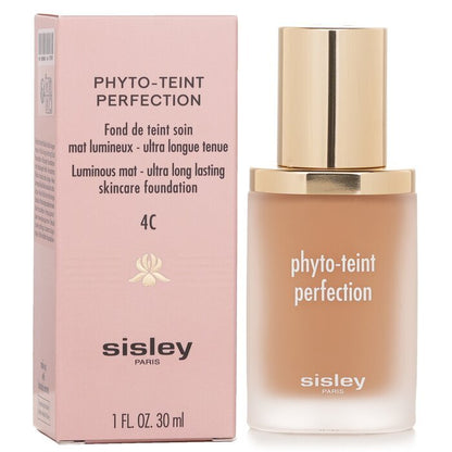 Sisley Phyto Teint Perfection Luminous Mat-Ultra Long Lasting Skincare Foundation - # 4C Honey 30ml/1oz