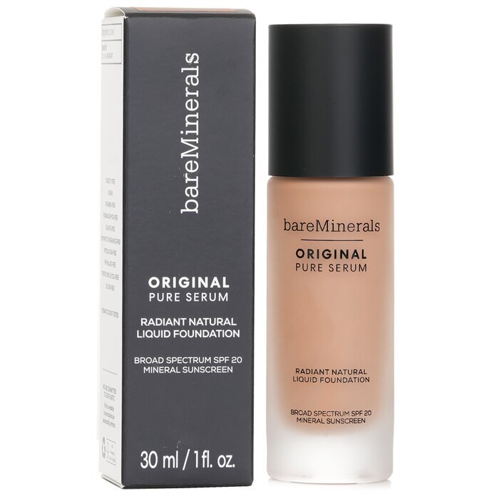 BareMinerals Original Pure Serum Radiant Natural Liquid Foundation Mineral SPF 20 - # Medium Cool 3.5 30ml/1oz