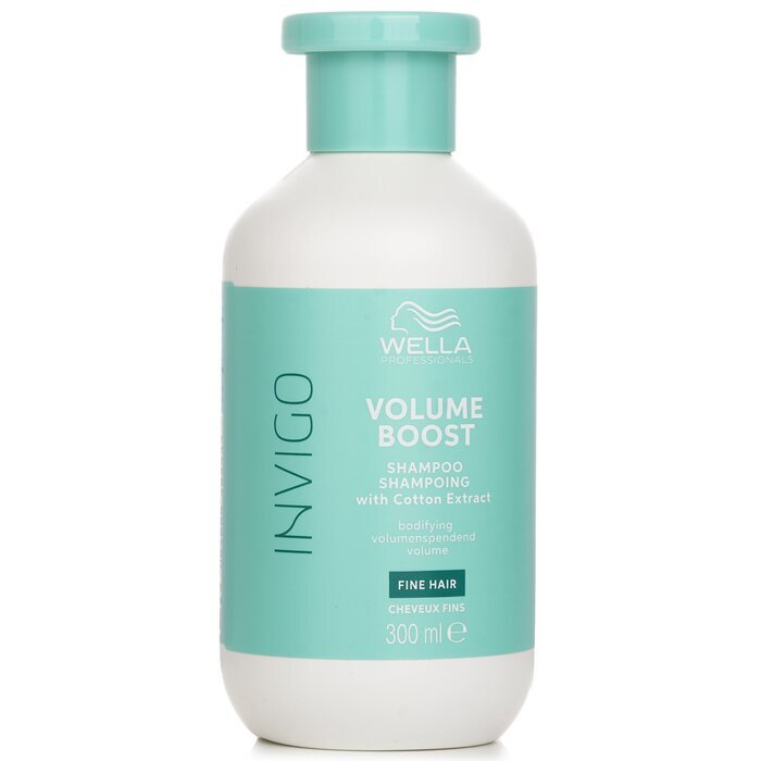 Wella Invigo Volume Boost Shampoo With Cotton Extract Fine Hair 300ml