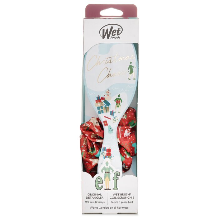 Wet Brush Original Detangler Elf + Scrunchie Hair Brush 1pc