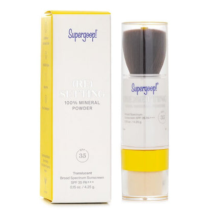 Supergoop (Re)setting Mineral Powder SPF 35 -  Translucent 4.25g