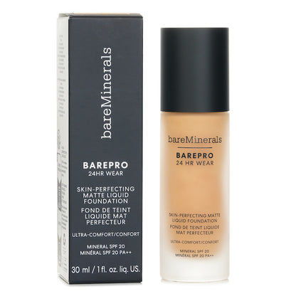 BareMinerals BAREPRO 24HR WEAR Skin Perfecting Matte Liquid Foundation Mineral SPF 20 -  Light 22 Warm 30ml