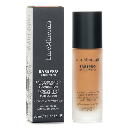BareMinerals BAREPRO 24HR WEAR Skin Perfecting Matte Liquid Foundation Mineral SPF 20 -  Medium 37 Warm 30ml