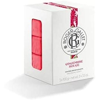 Roger & Gallet Gingembre Rouge Wellbeing Soaps Box 100gx3