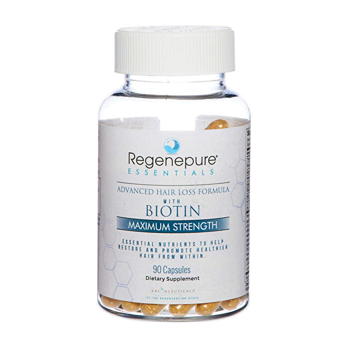 Regenepure Essentials Biotin Hair Supplement 90 Capsules