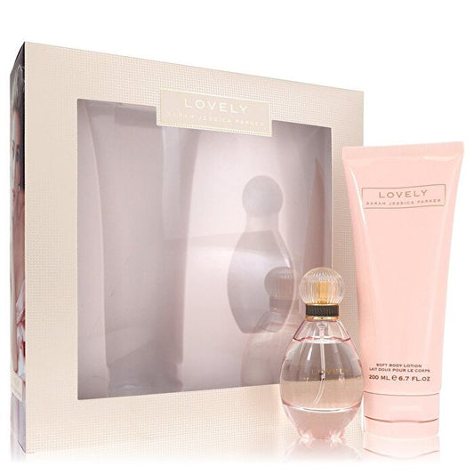 Sarah Jessica Parker Lovely Gift Set - Eau De Parfum Spray + 6.7 oz Body Lotion