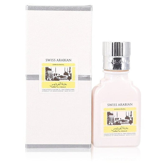 Swiss Arabian Jannet El Firdaus Concentrated Perfume Oil Free From Alcohol (Unisex White Attar) 9ml/0.30oz