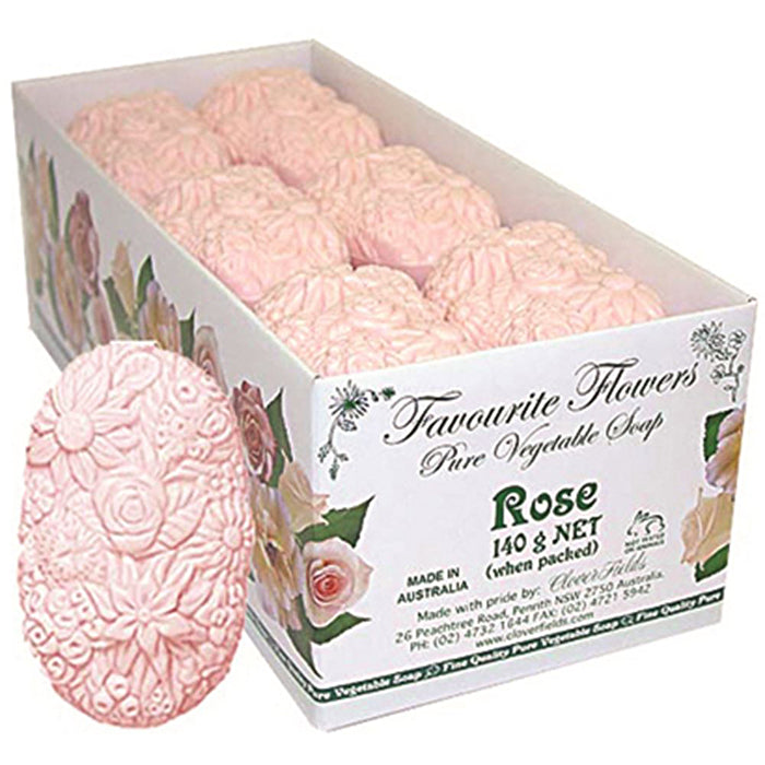 Clover Fields Favourite Flower (Pure Vegetable Soap) Rose 140g