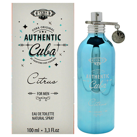 Fragluxe Cuba Authentic Citrus Eau De Toilette Spray 100ml/3.3oz