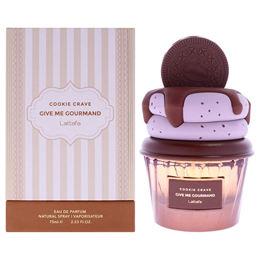 Lattafa Give Me Gourmand Cookie Crave Eau De Parfum Spray (Unisex) 75ml/2.53oz